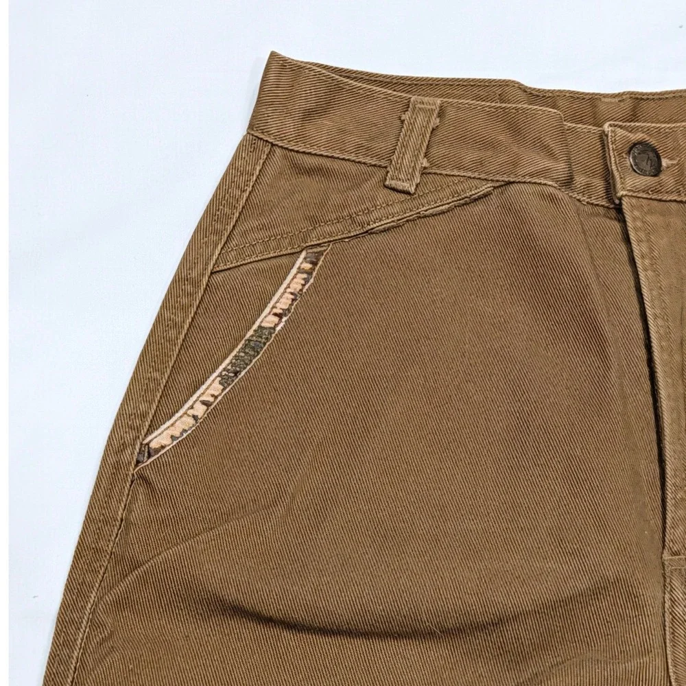 Rocky Mountain Clothing Co Vintage Brown High Waisted Western Pants Women 31/11